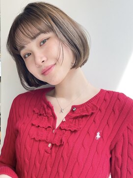 カフ(CAF) 【CAF 照下　似合わせカット　イメチェンベージュボブ】