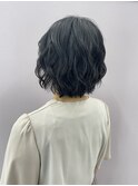 ショート巻き髪