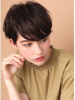 ロビー 表参道(ROBBY) マッシュショート/分け目なし/耳掛け/30代・40代