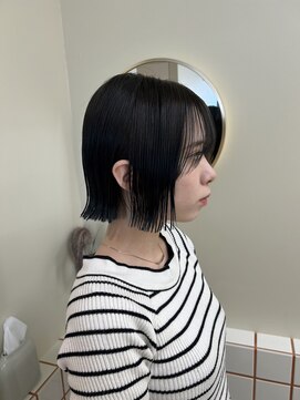 ナンバーセカンド(Number 2nd) 透明感暗髪カラー