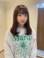 ユニコ(unico)&nbsp;レイヤーカット/暖色カラー