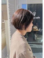 サンテリア(sun terria) ショートボブ×アッシュベージュカラー