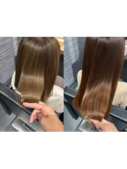 癖やうねりにお悩みの方にオススメ◎ふんわりとやわらかく、扱いやすい髪に導きます♪今までにない艶髪へ☆