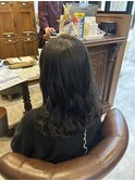 コテ巻き風パーマ