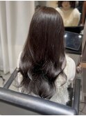 スモーキーグレージュ×レイヤーカット
