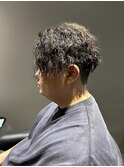 ツイストスパイラルパーマで、ワイルドに
