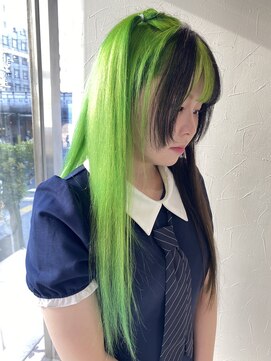 ファブ 千葉店(FaB) ブラック×キミドリ デザインカラー