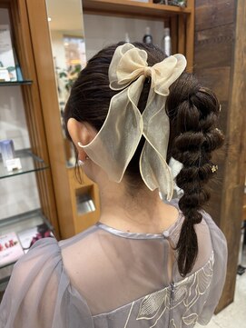 プランタンアヴェダ(printemps AVEDA) きらめきエレガントポニー