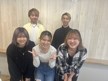 リゾートフォーヘアー 嵯峨店(ReSORT FOR HAIR)の雰囲気（明るく元気な私達が可愛くカッコよくします！お待ちしております）