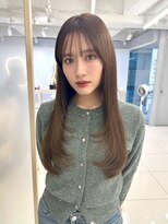 エジョン 三鷹店(Aejon) レイヤーカット/韓国レイヤー/ブラウンカラー/ヘーゼルブラウン