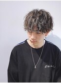 無造作パーマスパイラルパーマ波巻きパーマ刈り上げマッシュ
