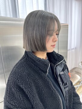 ユイマァル 岡山店(YUIMARL) グレージュカラー20代30代40代ブリーチダブルカラー