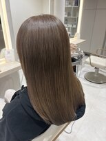 ルシエバイファブリック(Lucie by fabrique)&nbsp;艶感ナチュラルブラウン×ストレートロング