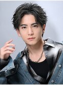 ハイライトフェザーショート