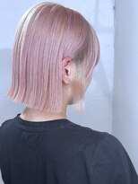 ブレイズヘアー(BLAZEhair) 【透明感強め】ホワイトミルクティピンク×ブリーチ3回
