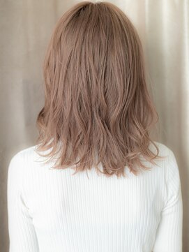 モッズヘア 越谷(mod's hair) ホワイトブロンド大人ガーリーくびれミディアム320Z越谷10代20代