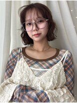 ブラウン(Brown) brown bob perm .