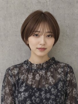 ミム(Mimu) 20代30代40代/小顔似合わせカット/大人ショート/くびれショート