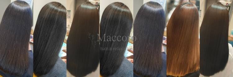 マッコロ ヘアーアンドリラクゼーション(Maccoro hair&relaxation)のサロンヘッダー