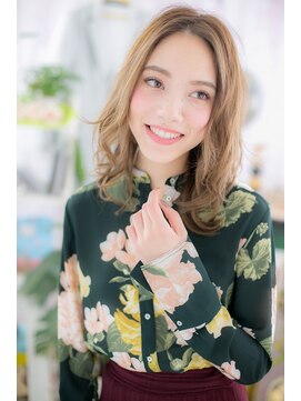 ミック 日暮里店(miq) 無造作ウェーブでヒッピーライクに!