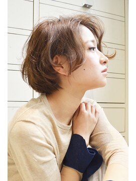 スタジオ ノル(studio noll) ニュアンス外ハネ ”ショートボブ” side