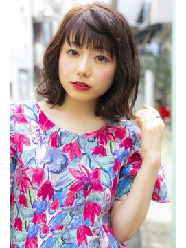 アジールヘア 所沢プロペ通り店(agir hair) シースルーバングボブ【所沢】