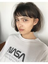ナヌーク シブヤ(nanuk shibuya) ベージュカラーとフレンチボブ