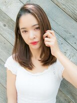 ルティア(Lutia) さらつや アッシュカラー かきあげバング ☆