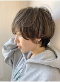 小顔ヘア/丸みショート/モテ髪カタログ/パーマカタログ【渋谷】