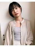 黒髪×ショートボブ