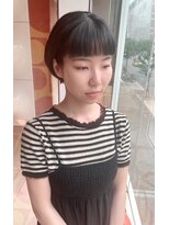 ワークス(WORKS)&nbsp;【WORKS】☆丸み×マッシュショートボブ☆前髪短め/大人可愛い