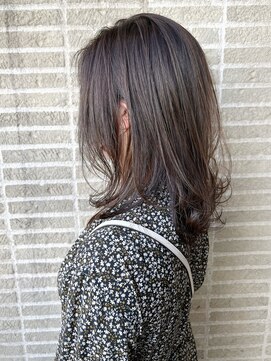 クイントネオリーブ 自由が丘正面口店(quint:neolive) くびれレイヤー×グレージュ