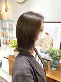 束感がポイント!お手入れ簡単切りっぱなしボブ!