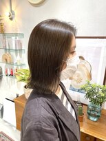 ヘアー アイス カンナ(HAIR ICI Canna) 束感がポイント！お手入れ簡単切りっぱなしボブ！