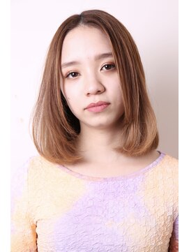 バーニー(BARNEY) イメチェンワンレンストレートモードセミディダークアッシュ0102