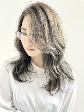 ニスル 町田店(NISURU) 似合わせカット/大人ガーリー/ダークアッシュ/着物/町田/町田駅