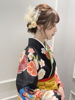 卒業式　袴　着付け