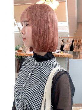 ロンド 表参道店(Lond) ◇表参道 ピンクカラー ブリーチカラー 小顔　ボブ