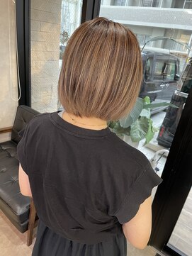 リエンス(RIENS) 【RIENS】バレイヤージュボブ×木村康二