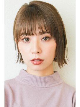 モニカ 西宮北口(Monica) 前下がりボブ・  内巻きワンカール・  ボブショート・暗髪