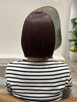 ナンバースリー 溝の口店(Number Three) 切りっぱなしボブ