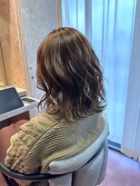 ベルタバイメルク(belta by merc.)&nbsp;ニュアンスカール/くすみベージュ/セミディ/アッシュグレージュ