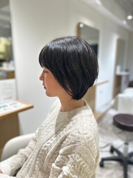 ソイクフ 四条大宮店(SOY-KUFU) 20代30代40代◎イメチェン似合わせカットフルバングショート