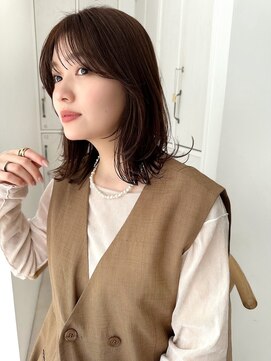 ガーデンヨコハマエスト(GARDEN YOKOHAMA est) レイヤーカット　似合わせカット　ブラウンベージュ　イメチェン