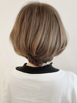 リコ(LIKO)&nbsp;大人やわらかショートボブ☆明るい白髪染め/大人/似合わせカット