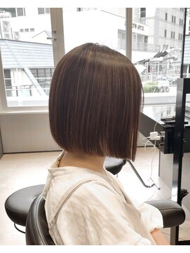 ハルキ ミナト ジャパン オオサカ(HARUKI MINATO japan OSAKA) 美髪矯正ボブ 20代30代40代ヘア 小顔 大阪ボブ 梅田