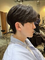 【石山】ダウンパーマのサイドシルエット