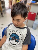 カットハウス パセリ お洒落キッズ☆アシメツーブロックマッシュ☆　<理容室>/メンズ