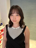 アム(amu)&nbsp;コテ巻き風パーマ/コテ巻きパーマ/ゆるめパーマ/韓国風パーマ