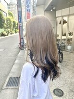 ブルー 盛岡店(BLUE)&nbsp;イメチェン/艶髪/ダークアッシュ/大人ミディアム/透明感ボブ